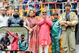 Cm Hemant Soren Kalpana Soren Visit Kedarnath Temple