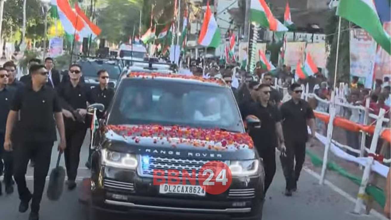 Pm Modi Patna Live Road Show 29 05 2025