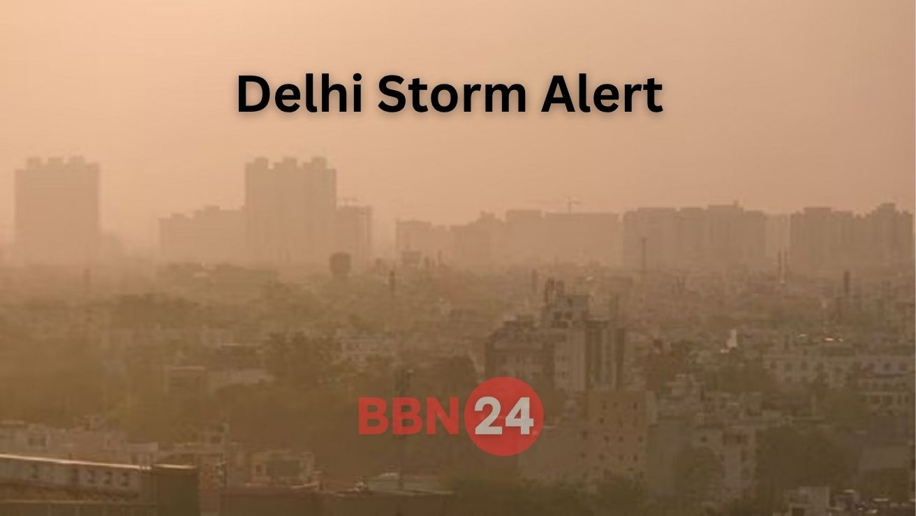 Delhi Weather Alert Imd Storm Rain Update