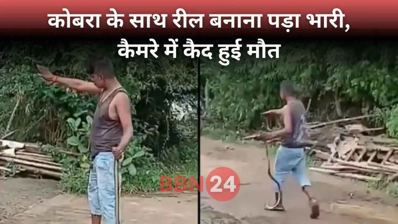 Cobra Reel Stunt Turns Fatal In Gondia Maharashtra Viral Video